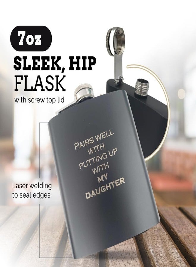 Pretty Inappropriate Son in Law Gifts Funny Flask, Son in Law Gifts from Mother in Law, Son-in-Law Present on Wedding Day, Presents for Daughters Boyfriend, from Father in Law, (My) - Image 3